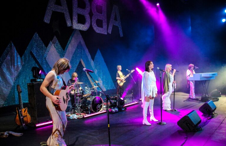 Picture of Abba tribute band live on stage