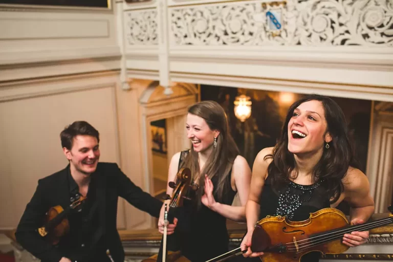 Picture of Ultimate String Quartet laughing