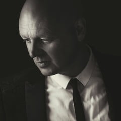 james the soul singer baclk and white photo
