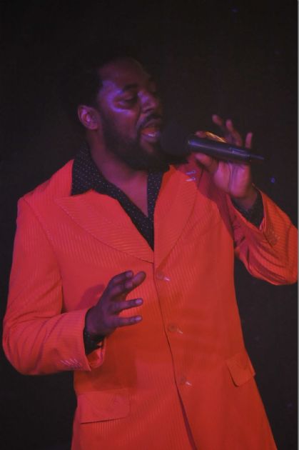 Barry White Tribute In Red Suit