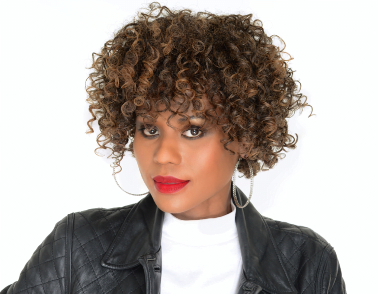 Whitney Houston Tribute With Red Lipstick