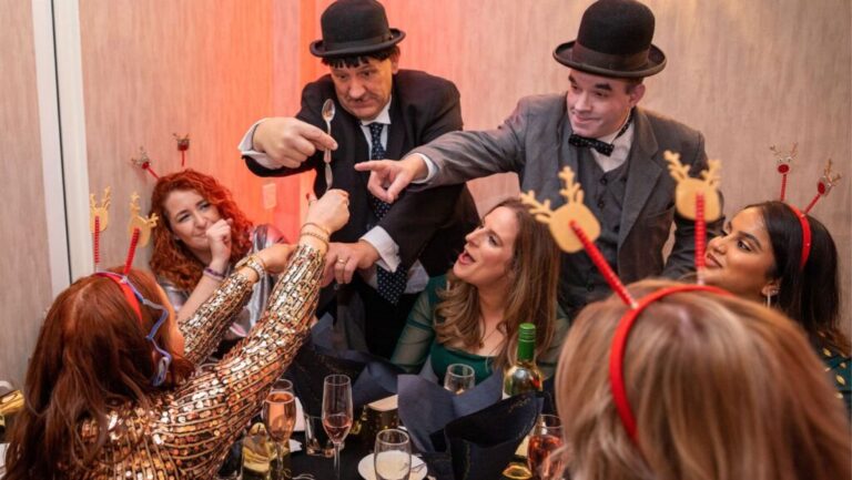 Laurel and Hardy Look-a-like act at corporate event