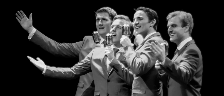 The UK Four Seasons - A Tribute to Franki Valli and the four seasons band In Black and White
