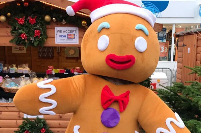 Gingerbread Man For Hire For Christmas Party Night Liverpool