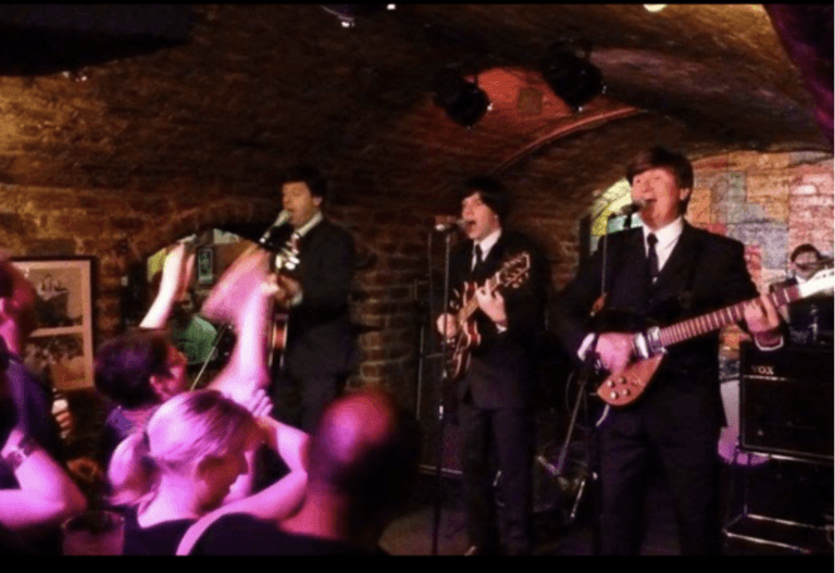 The Liverpool 4 Beatles Tribute Band OnStage In The Cavern