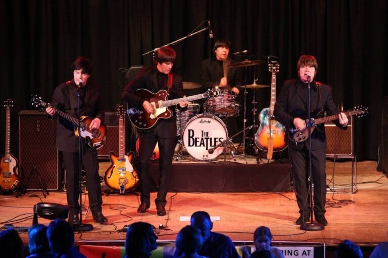 The Merseymen Beatles Tribute Band live on Stage