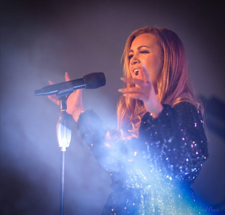 Adele Tribute Act Singing Liver On Stage In Birmingham